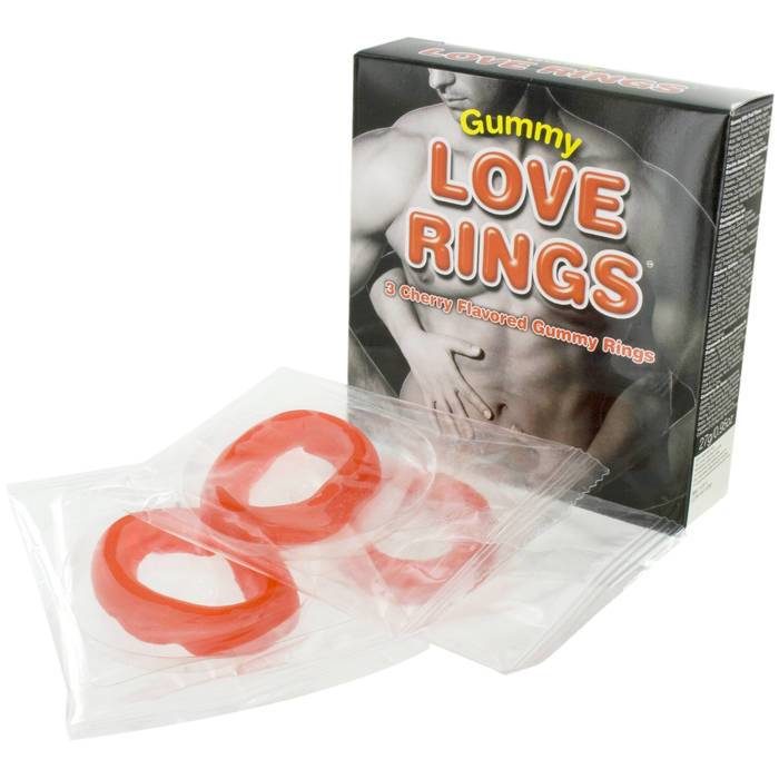 Gummy Edible Love Rings (3 Pack) - Rude Food