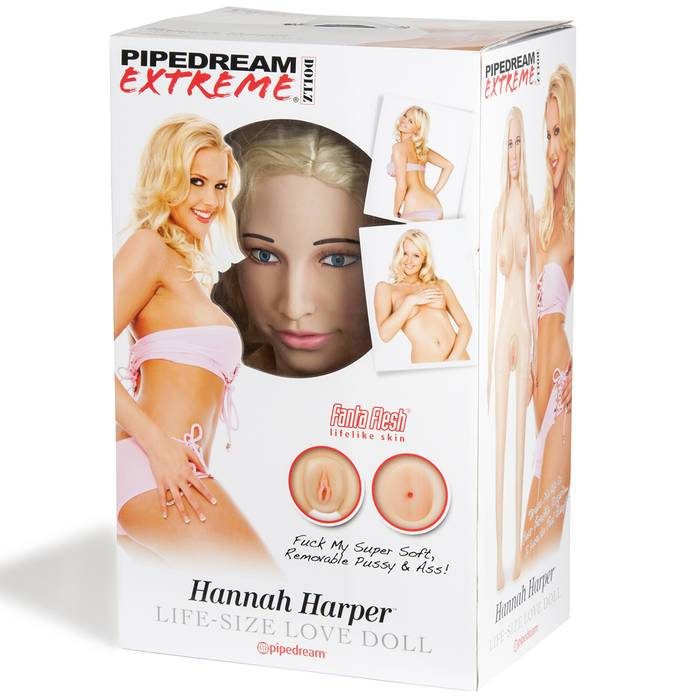 Hannah Harper Realistic Vagina and Ass Inflatable Sex Doll - Pipedream Extreme Toyz