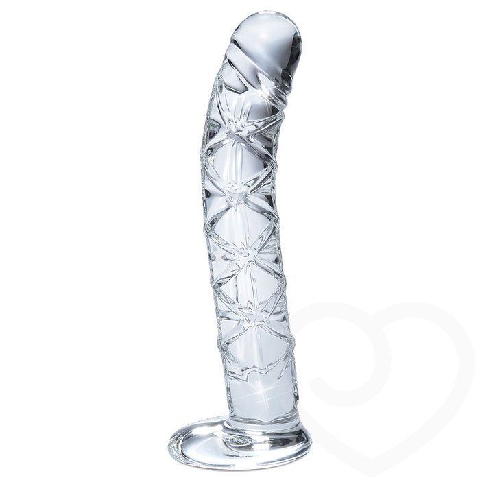 Icicles No 60 Beginner's Slimline Realistic Glass Dildo - Icicles Glass Sex Toys