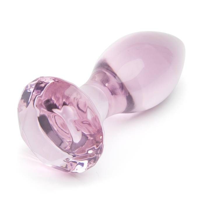 Icicles No 79 Medium Diamond-Shaped Glass Butt Plug 3 Inch - Icicles Glass Sex Toys