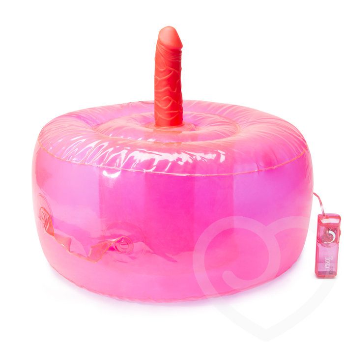Inflatable Vibrating Dildo Chair - Unbranded