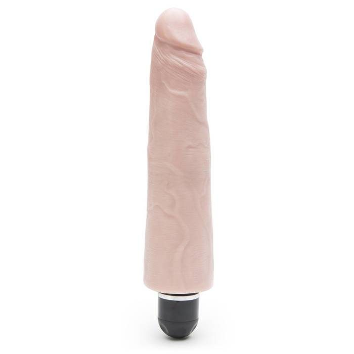 King Cock Extra Quiet Vibrating Realistic Dildo 9 Inch - King Cock