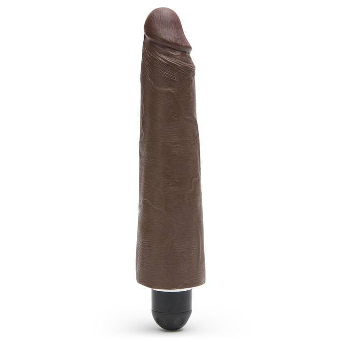 King Cock Whisper Quiet Vibrating Realistic Dildo 9 Inch - King Cock