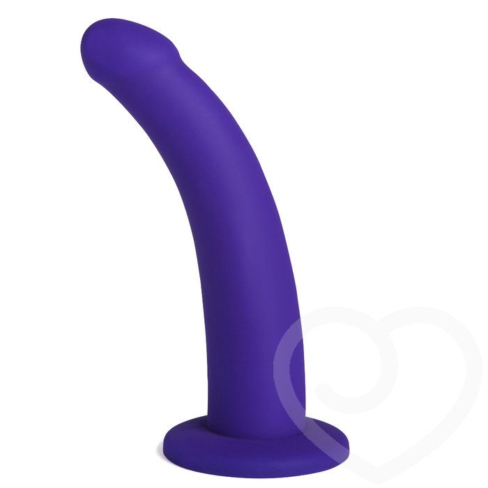 Lovehoney 7 Inch Curved Silicone Dildo with Suction Cup - Lovehoney