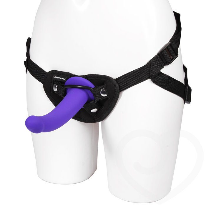 Lovehoney Advanced Unisex Strap-On Harness Kit with 7 Inch G-Spot Dildo - Lovehoney