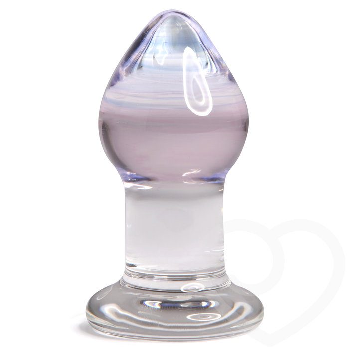Lovehoney Amethyst Sensual Glass Butt Plug - Lovehoney