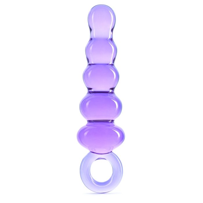 Lovehoney Beaded Sensual Glass Dildo 5 Inch - Lovehoney