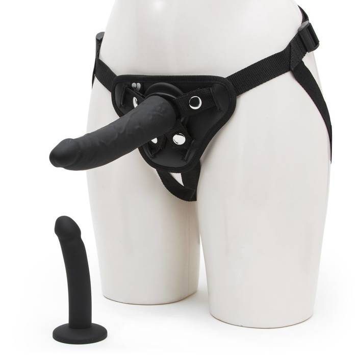 Lovehoney Deluxe Strap-On Harness Kit with 2 Silicone Dildos - Lovehoney