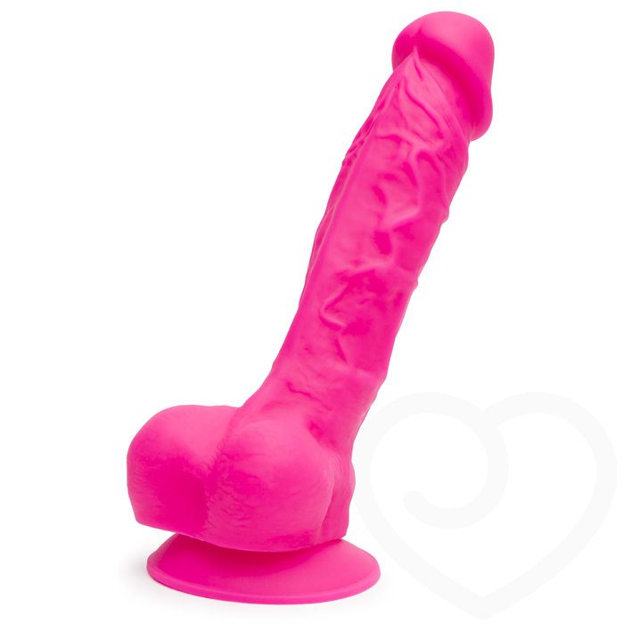 Lovehoney Lifelike Silicone 8 Inch Pink Dildo with Suction Cup - Lovehoney