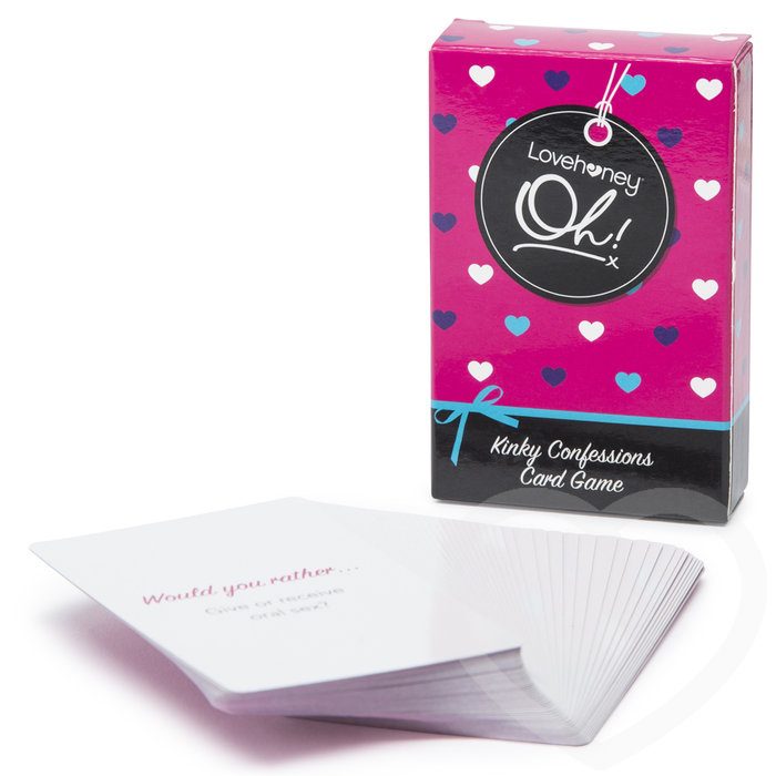 Lovehoney Oh! Kinky Confessions Truth or Dare Card Game (52 Pack) - Lovehoney Oh!