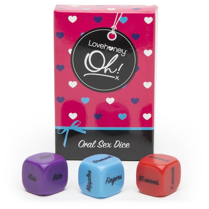 Lovehoney Oh! Oral Sex Dice (3 Pack) - Lovehoney Oh!