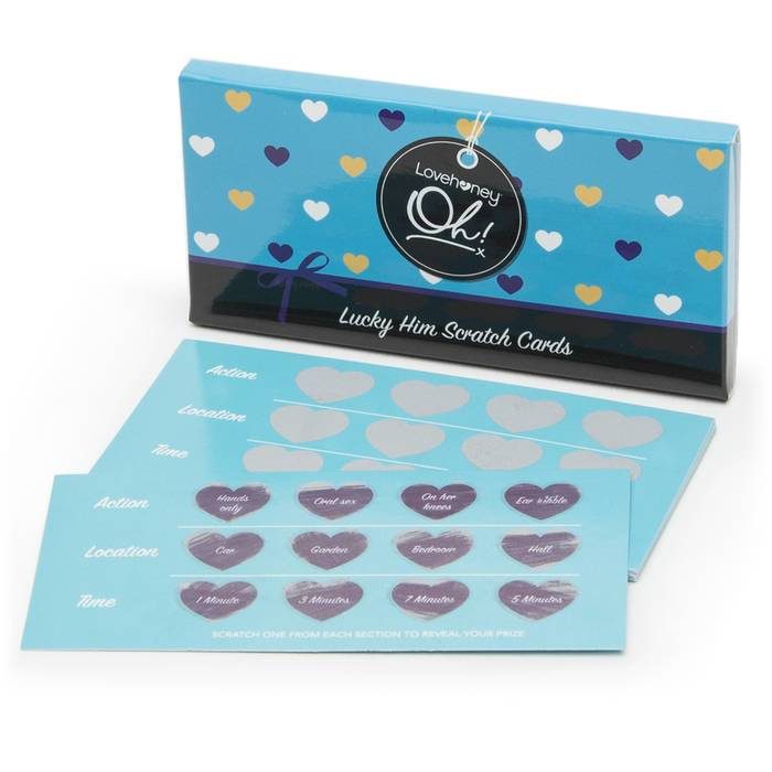 Lovehoney Oh! Scratch Cards for Him (10 Pack) - Lovehoney Oh!