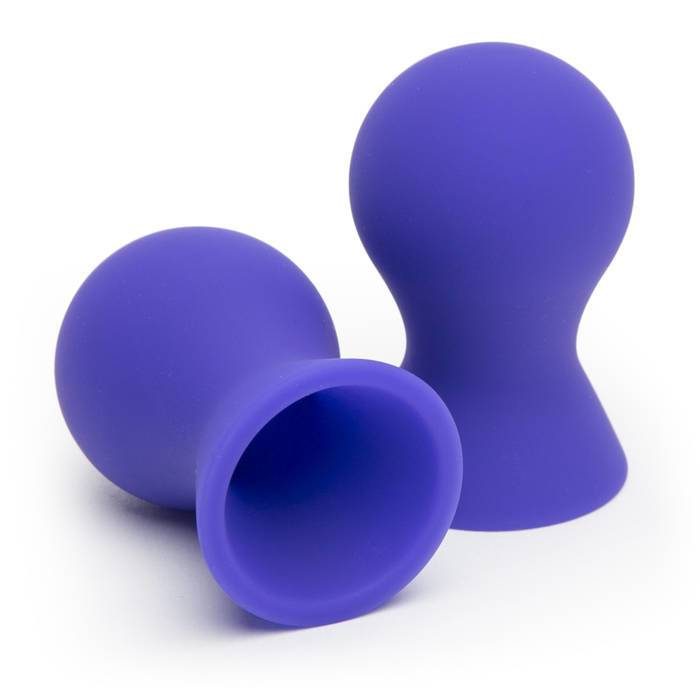 Lovehoney Perfect Pair Purple Silicone Nipple Suckers - Lovehoney