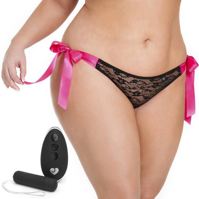 Lovehoney Plus Size Hot Date 10 Function Remote Control Vibrating Knickers - Lovehoney