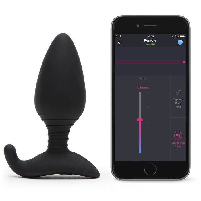 Lovense Hush App Controlled Vibrating Butt Plug 4 Inch - Lovense