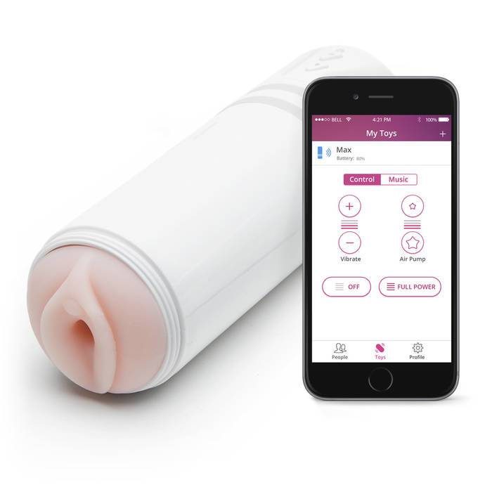 Lovense Max App Controlled Realistic Vagina Male Masturbator - Lovense