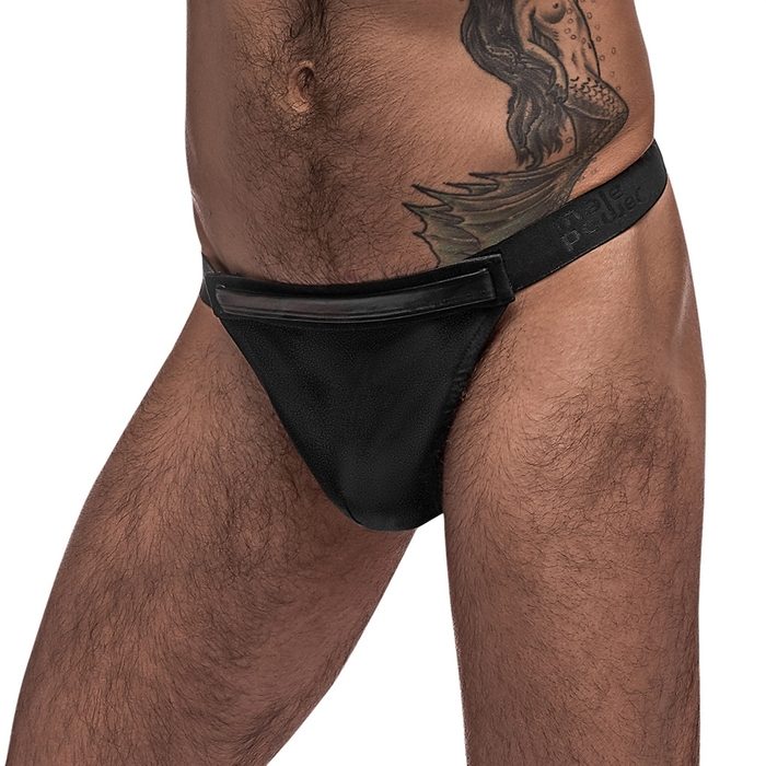 Male Power Black Rip-Off Thong - Male Power