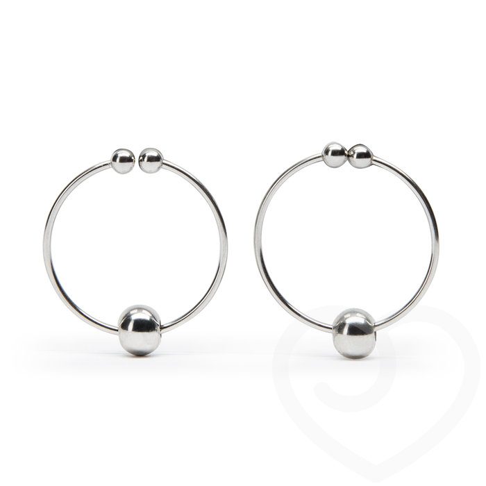 Nipple Ring with Balls (Twin Pack) - Unbranded