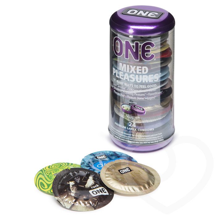 ONE Mixed Pleasures Condoms (24 Pack) - ONE Condoms