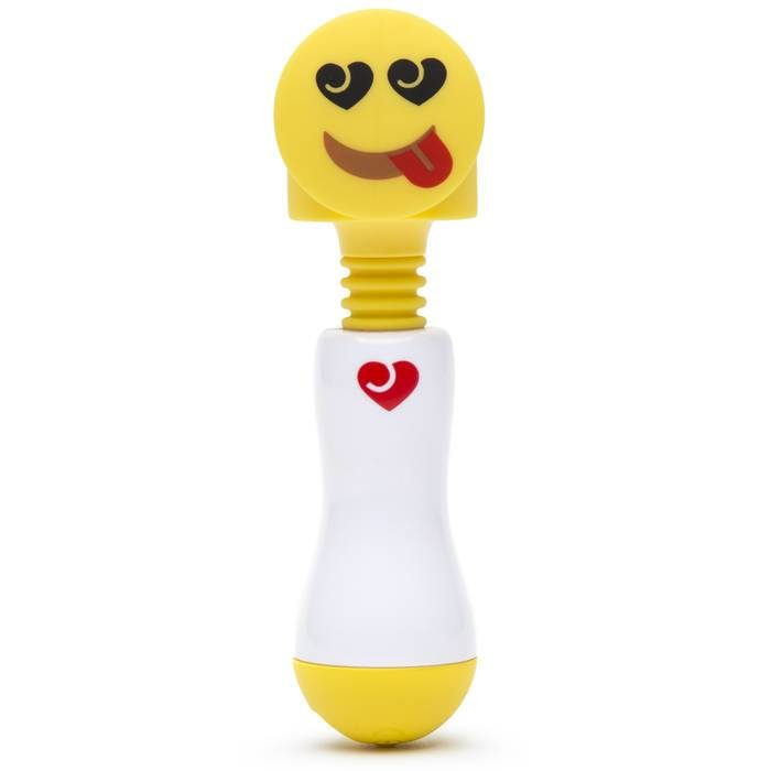 Oh-Moji Tongue Out Rechargeable Mini Wand Vibrator - Oh-Moji
