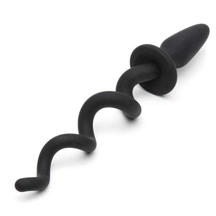 Oinkz Silicone Corkscrew Pig Tail Butt Plug - Unbranded