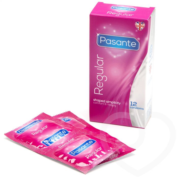 Pasante Regular Condoms (12 Pack) - Pasante