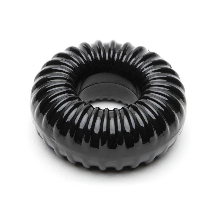 Perfect Fit Comfy Stretch Ribbed Cock Ring - Perfect Fit