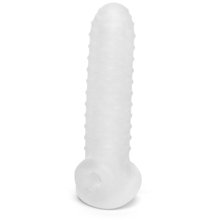 Perfect Fit Fat Boy Checker Textured 6.5 Inch Penis Sleeve with Ball Loop - Perfect Fit