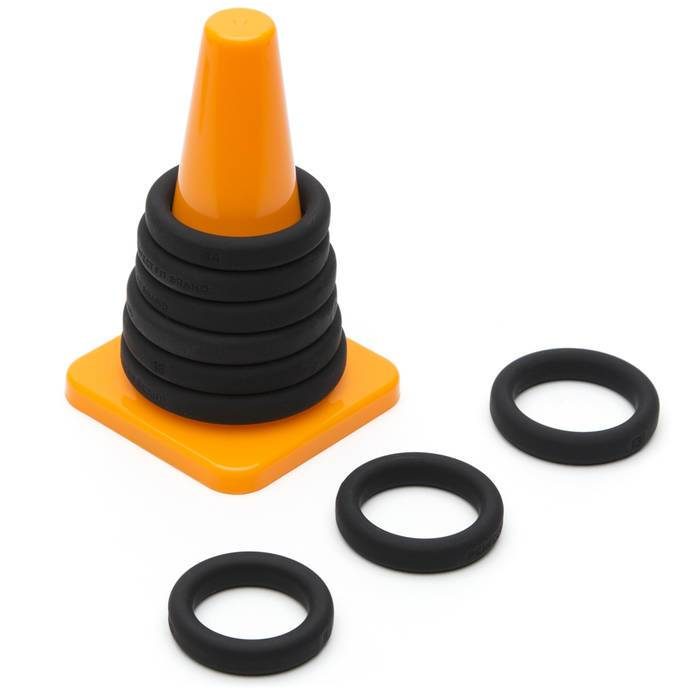 Perfect Fit Play Zone Silicone Cock Ring Set (9 Pack) - Perfect Fit