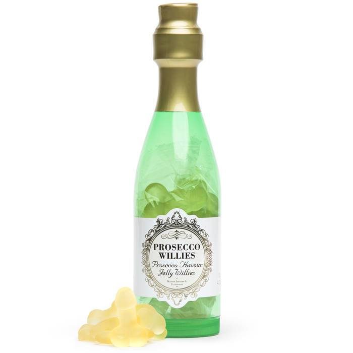Prosecco Flavour Jelly Willies 120g - Rude Food