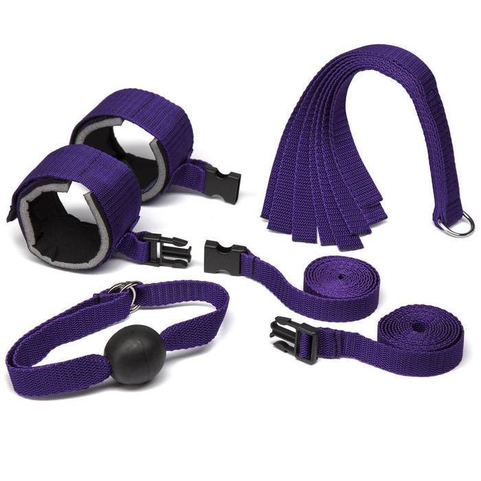 Purple Reins Bondage Kit (4 Piece) - Purple Reins