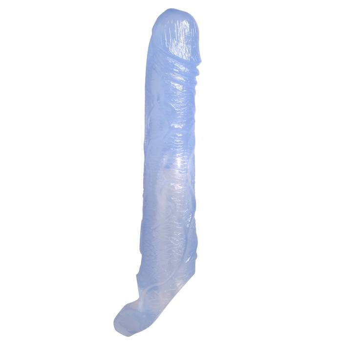 Realistic 5 Extra Inches Penis Extender Sleeve with Ball Loop - TSX