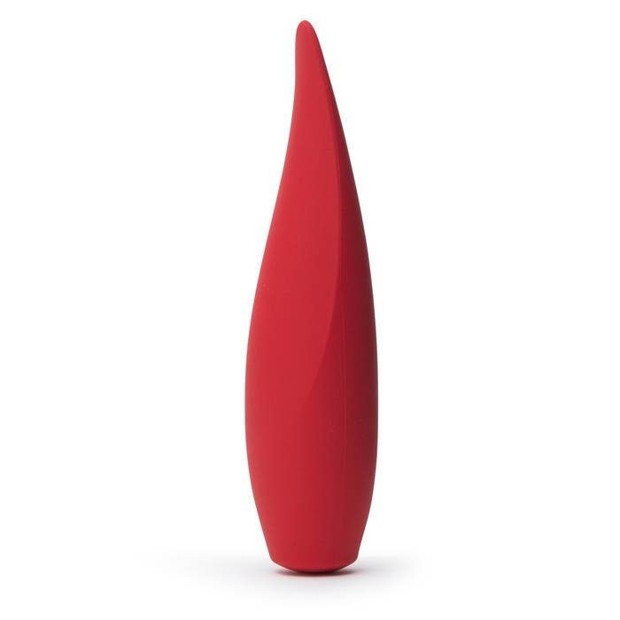 Red Hot Rechargeable Silicone Flickering Tongue Vibrator - Cal Exotics