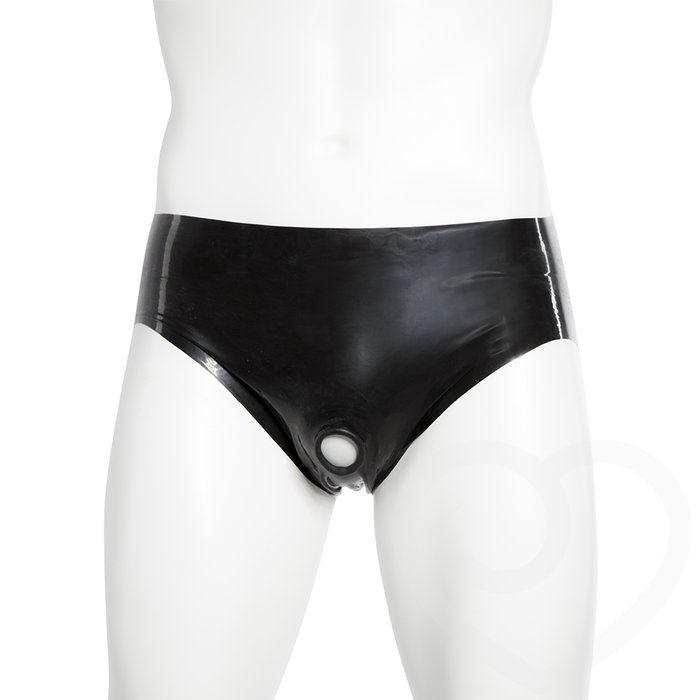 Renegade Rubber Latex Pants with Erection Ring - Renegade Rubber