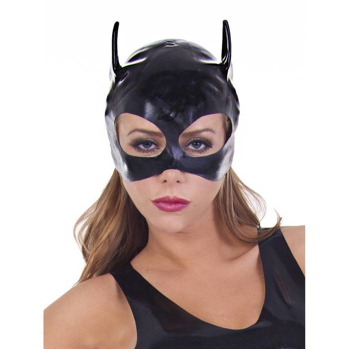 Rubber Girl Latex Cat Mask - Rubber Girl Latex