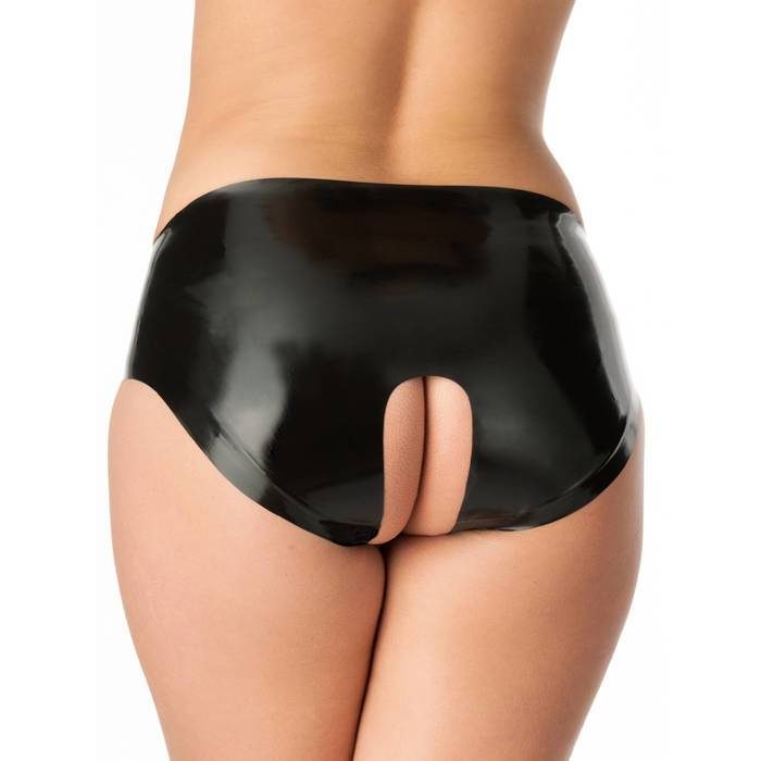 Rubber Girl Latex Crotchless Knickers - Rubber Girl Latex
