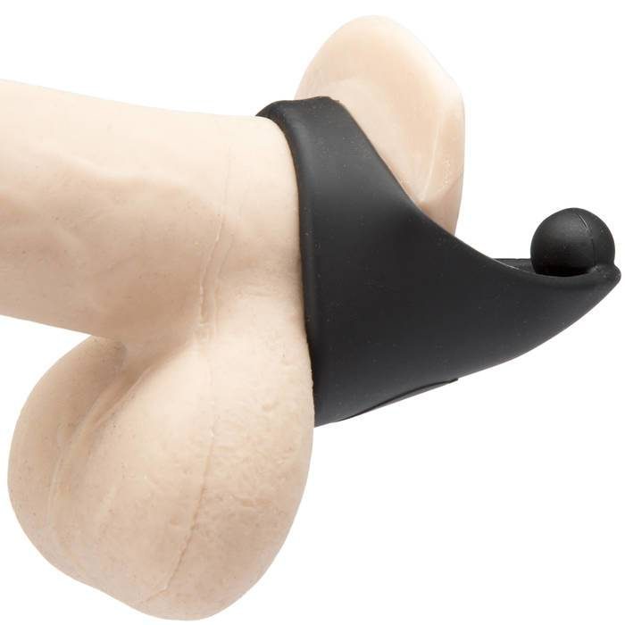 Screaming O Slingo Stretchy Silicone Cock Ring with Massage Ball - Screaming O