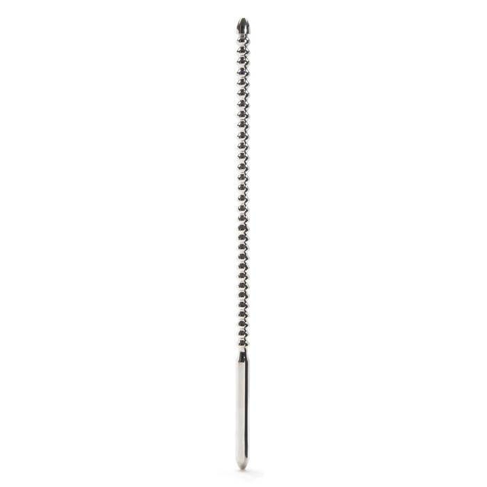 Sextreme 8mm Double Ended Stainless Steel Ribbed Urethral Dilator - Unbranded