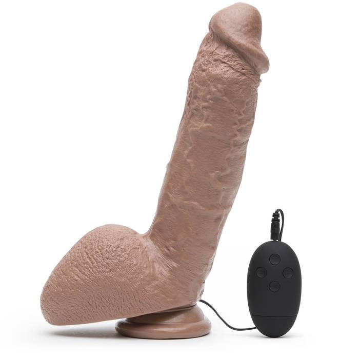 Shane Diesel Vibrating Realistic Suction Cup Dildo with Balls 10 Inch - NSNovelties