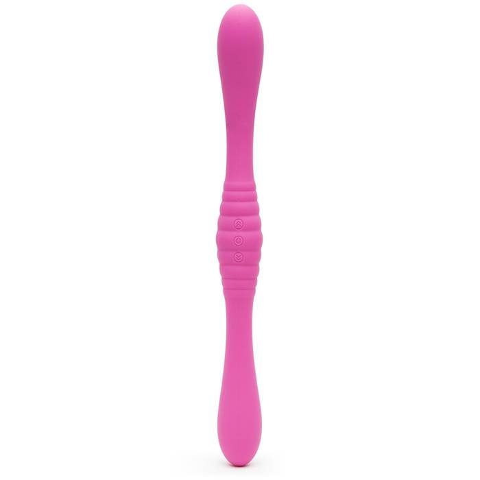 Shi/Shi Rechargeable Double-Ended Silicone Dildo Vibrator - NSNovelties