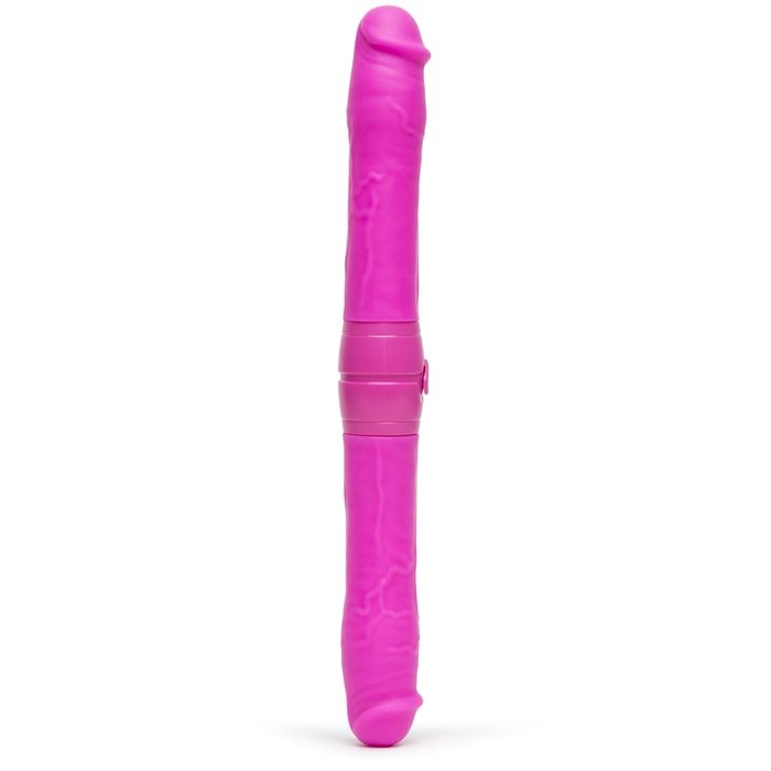 Silicone Vibrating Double-Ended Dildo 14.5 Inch - Unbranded