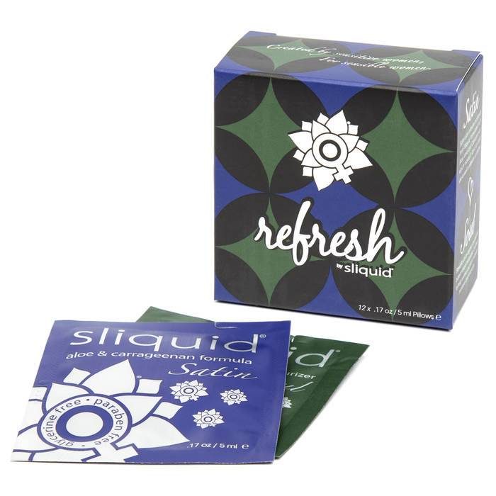 Sliquid Refresh Intimate Moisturiser Cube Sachets (12 Pack) - Sliquid