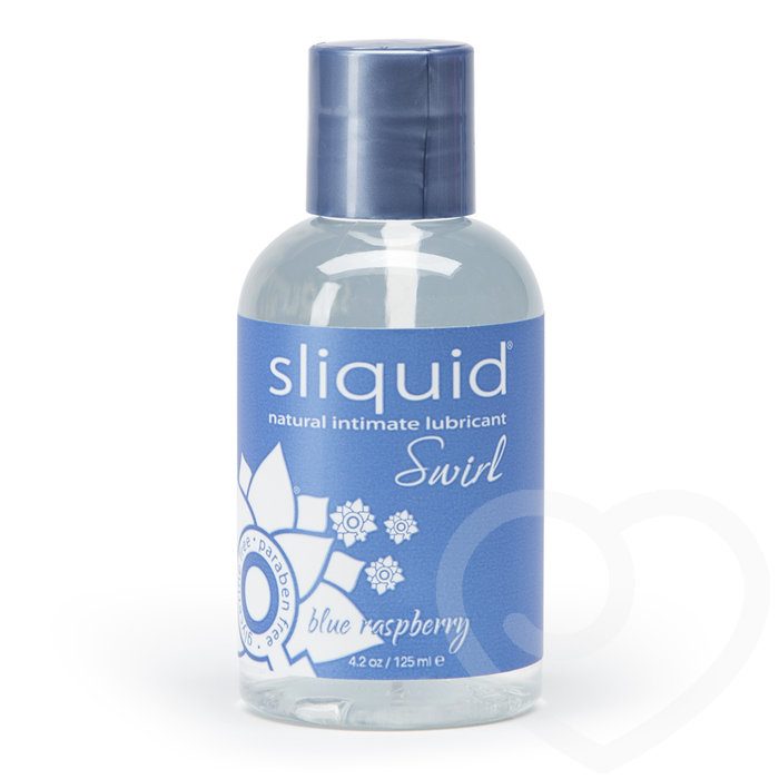 Sliquid Swirl Blue Raspberry Flavoured Lubricant 125ml - Sliquid