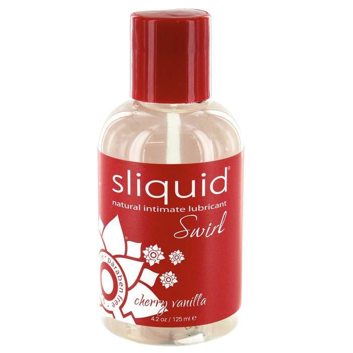 Sliquid Swirl Cherry Vanilla Flavoured Lubricant 125ml - Sliquid