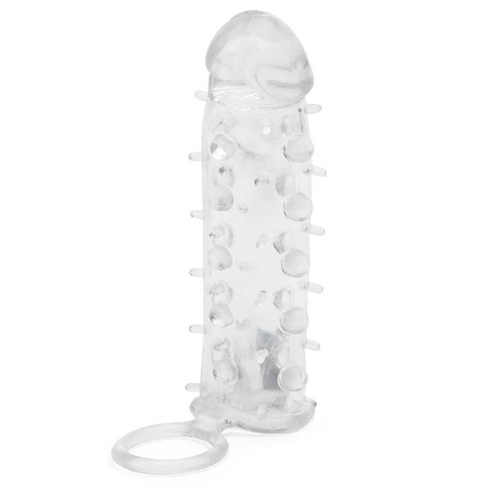 Stud Extender Nubby Textured 1 Extra Inch Penis Extender with Ball Loop - Cal Exotics