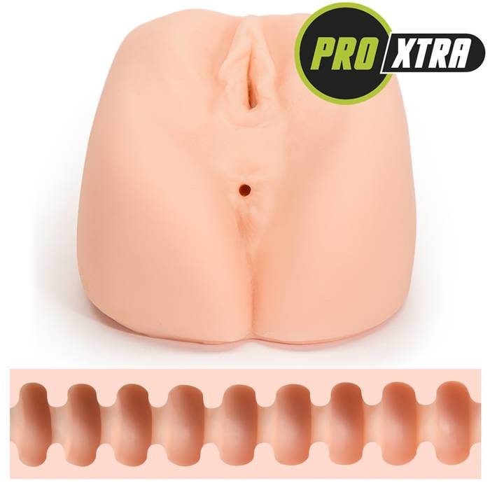 THRUST Pro Xtra Karly Ribbed Vagina and Ass 480g - Thrust