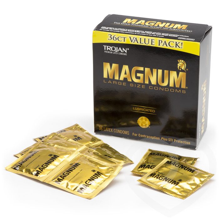 Trojan Magnum Large Condoms (36 Pack) - Trojan