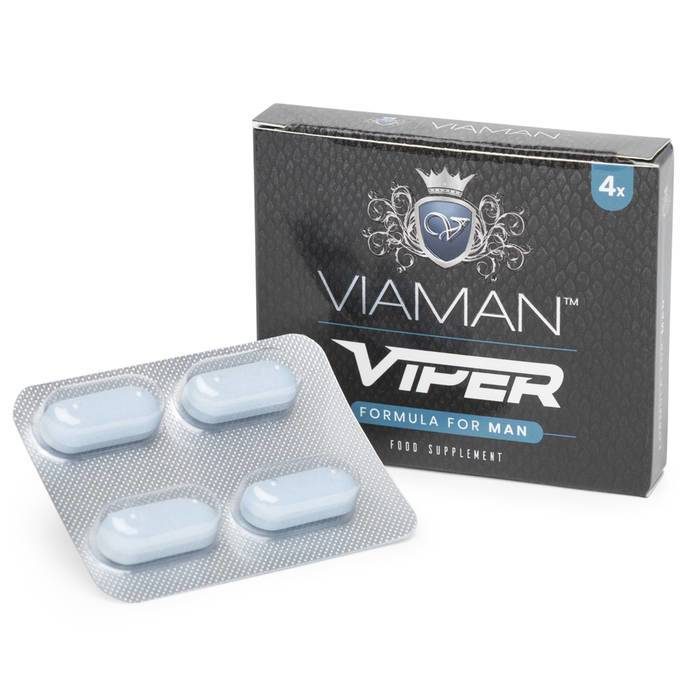 Viaman Viper Formula for Men (4 Tablets) - Unbranded