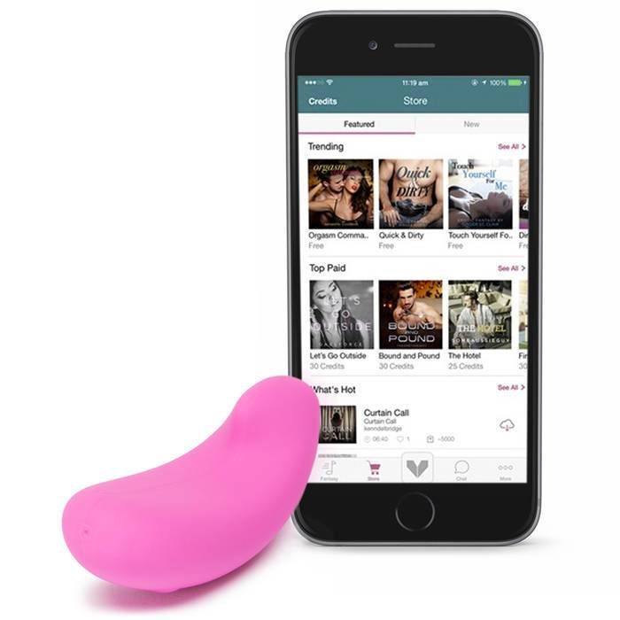 Vibease Bluetooth Erotica Rechargeable Responsive Knicker Vibrator - Unbranded