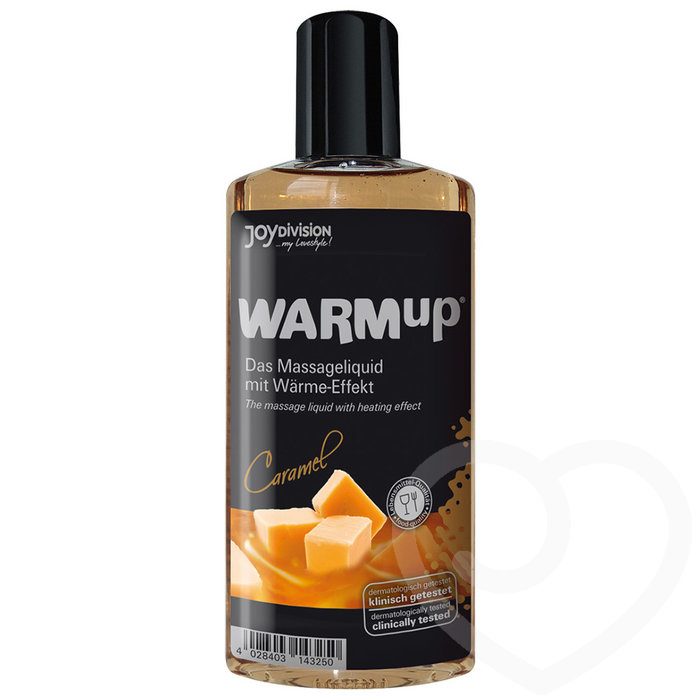Warming Caramel Flavoured Massage Lubricant 150ml - Unbranded